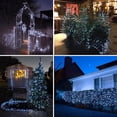 thumbnail image 5 of Guirnalda de luces solares navideñas de 22 m y 200 LED, luces solares para exteriores, luces para árbol de Navidad, 8 modos, lámpara decorativa impermeable, 5 of 5