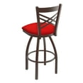 thumbnail image 2 of 820 Catalina 36" Swivel Bar Stool with Bronze Finish and Canter Red Seat, 2 of 3
