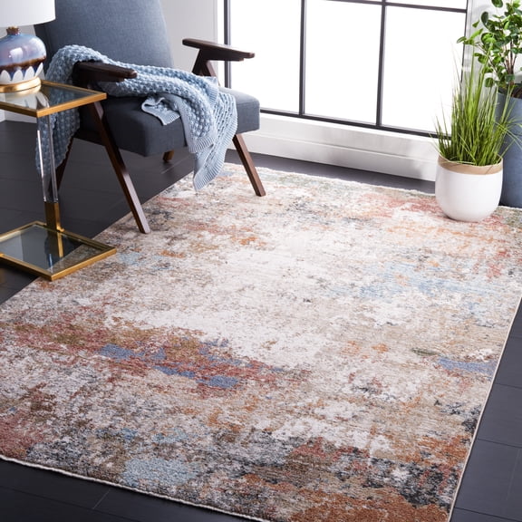 Safavieh Jasmine Gary Abstract Area Rug, Beige/Light Blue, 5'3" x 7'7"