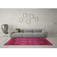 thumbnail image 3 of Ahgly Company Indoor Rectangle Abstract Purple Modern Area Rugs, 8' x 10', 3 of 4