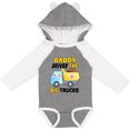 thumbnail image 3 of Inktastic Daddy Drives The Big Trucks with Dump Truck Boys or Girls Long Sleeve Baby Bodysuit, 3 of 5