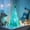 1137#D, variant on Mini Glowing Crystal Christmas Tree Table Lamp 6in Battery Powered Nightlight for Desk Shelf Mantel Holiday Decor