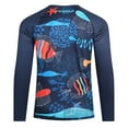 thumbnail image 2 of Voofly Mens Long Sleeve Tee Shirts Sun Shirt Breathable Moisture Wicking Mens Sun Protection Shirts Skin-Friendly UV Shirts Funny Fish Blue XXL, 2 of 9