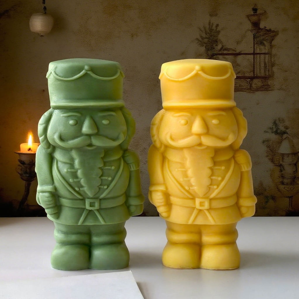 Silicone Moulds 3D Walnuts Soldier Candle Molds Epoxy Resin Molds Plasters Molds