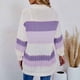 thumbnail image 5 of Pntutb Mujer Moda Color a juego Mangas largas Punto Cardigan Suelto tops Blusa Suéter Pntutb Pntutb-5025, 5 of 5