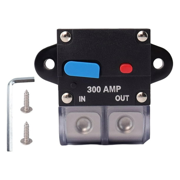 Disyuntor con botón de reinicio manual Accesorios de protección contra sobrecorriente para disparo térmico de gran corriente multiusos , 300A