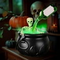 thumbnail image 3 of 2025 New Skeleton Potion Witches Cauldrons,Magic Floating Potion Bottles and Diffuser Halloween Decorations,Led Mist Maker & Black Magic Cauldron for Enchanting Party Table Decor, 3 of 8