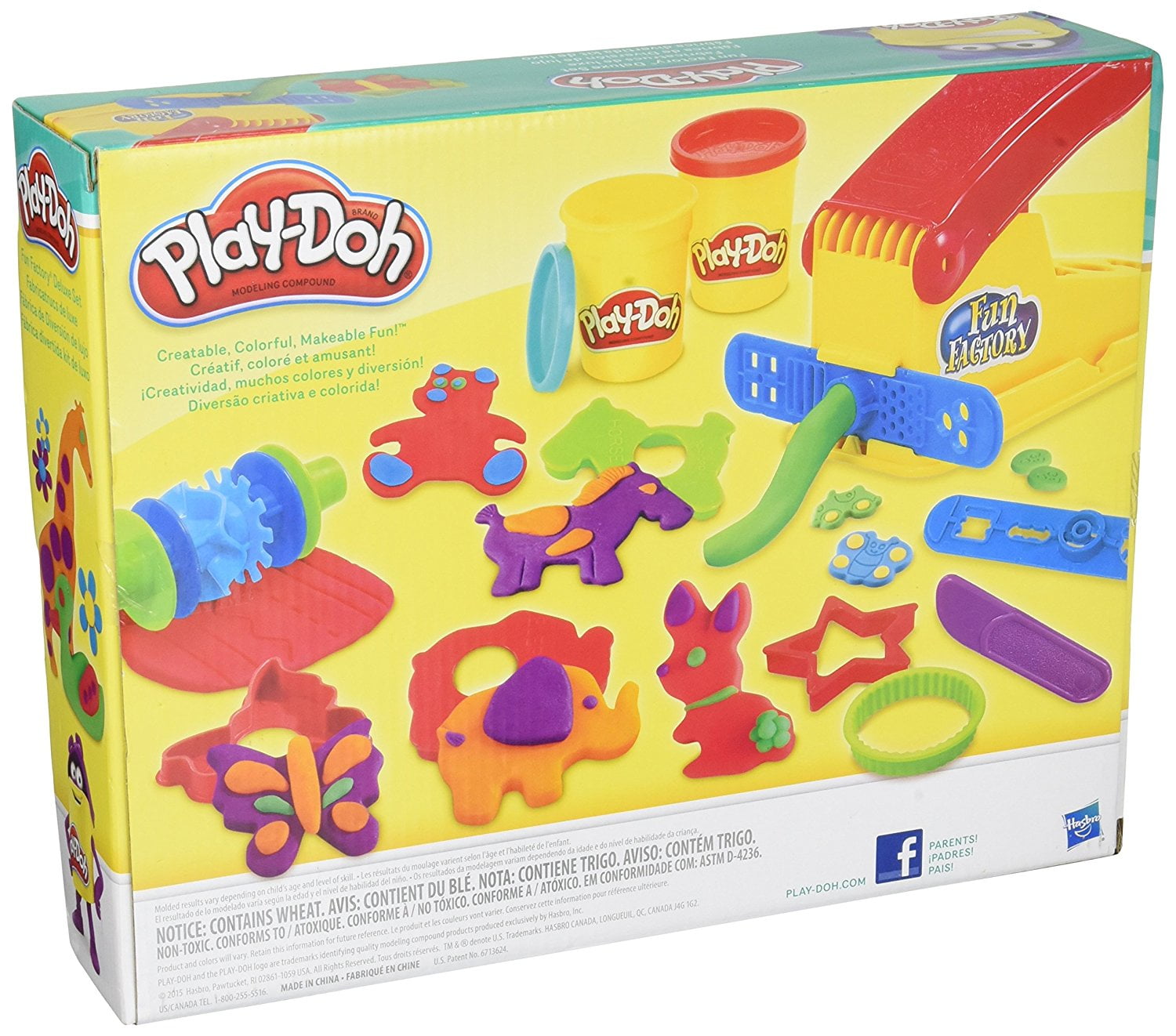 Play Doh Dla 2 Latka PLAY DOH FUN FACTORY DELUXE SET - Walmart.com - Walmart.com