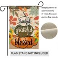 thumbnail image 3 of Welcome Fall House Flag 28 x 40 Inch Thankful Grateful Blessed Pumpkin Decorative House Yard Double Sided Flag for Autumn Thanksgiving Day Decoration, 3 of 5