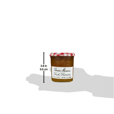 Bonne Maman, Conserve Peach, 13 Oz, All-Natural Fruit Spread
