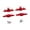 red, variant on RC Hobby Vehicle Parts Upgrade Replacement CNC Metal RC Car Front and Rear Axle Housing Aluminum Alloy for 1/24 SCX24