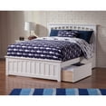 thumbnail image 3 of Mission Platform Bed with Matching Foot Board with 2 Urban Bed Drawers in, Multiple Colors and Sizes, 3 of 7