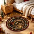 thumbnail image 5 of Christmas 3D Rug Round Optical Illusion Non-Slip,Non-Slip & Wear-Resistant, Machine Washable, Indoor Entryway Use, Festive Holiday Decor, 5 of 5