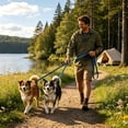 thumbnail image 5 of Cififendec Dual Dog Shock Absorbing Leash, 4.92ft, Reflective Bungee Two Way Splitter Walking Rope for Two Dogs Outdoor Hiking Training, 5 of 5