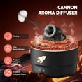 thumbnail image 4 of Cannon Blast Aroma Humidifier, 7 Colors LED Vapor Cannon Humidifier Silent Diffuser, 2 Mode Creative Turret Colorful Yellowcane Air Aromatherapy Small Home Desktop Diffuser for Bedroom, 4 of 6