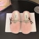thumbnail image 3 of Xucatan Women's Plush Fuzzy Slippers with Bow, Non-Slip Indoor Outdoor House Shoes, Warm Cozy Winter Slippers for Women with Closed Back Gift, 3 of 6