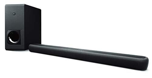 Restored Yamaha YAS-209 Soundbar with Wireless Subwoofer, Bluetooth, DTS Virtual:X, and Voice Control Built-in (Refurbished)
