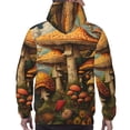 thumbnail image 7 of Haiem Vintage Cloud Mushroom Patterned Men's Hoodie with Kangaroo Pocket - Ideal Pullover Sweatshirt for Daily Wear, Travel, and Home-Large, 7 of 7