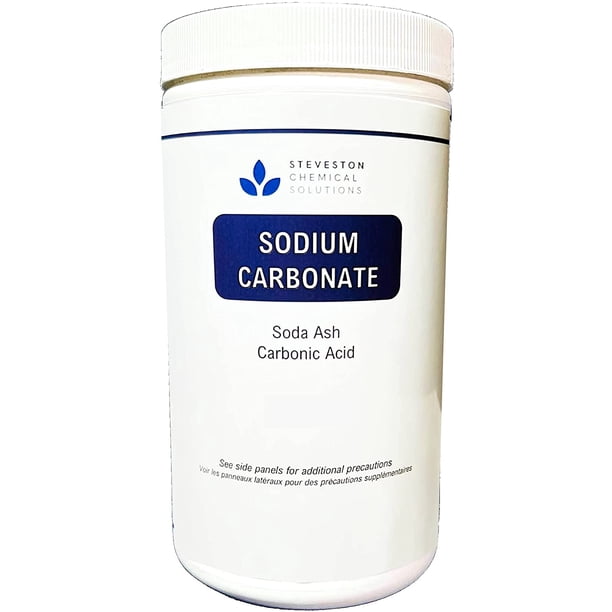 CARBONATE DE SODIUM PUR 1 kg / 2,2 lb (Cendres