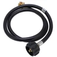 thumbnail image 2 of 1LB To 20LB Fuel Gas Extension Hose For RV Stove Heater Portable BBQ Tank New, 2 of 5