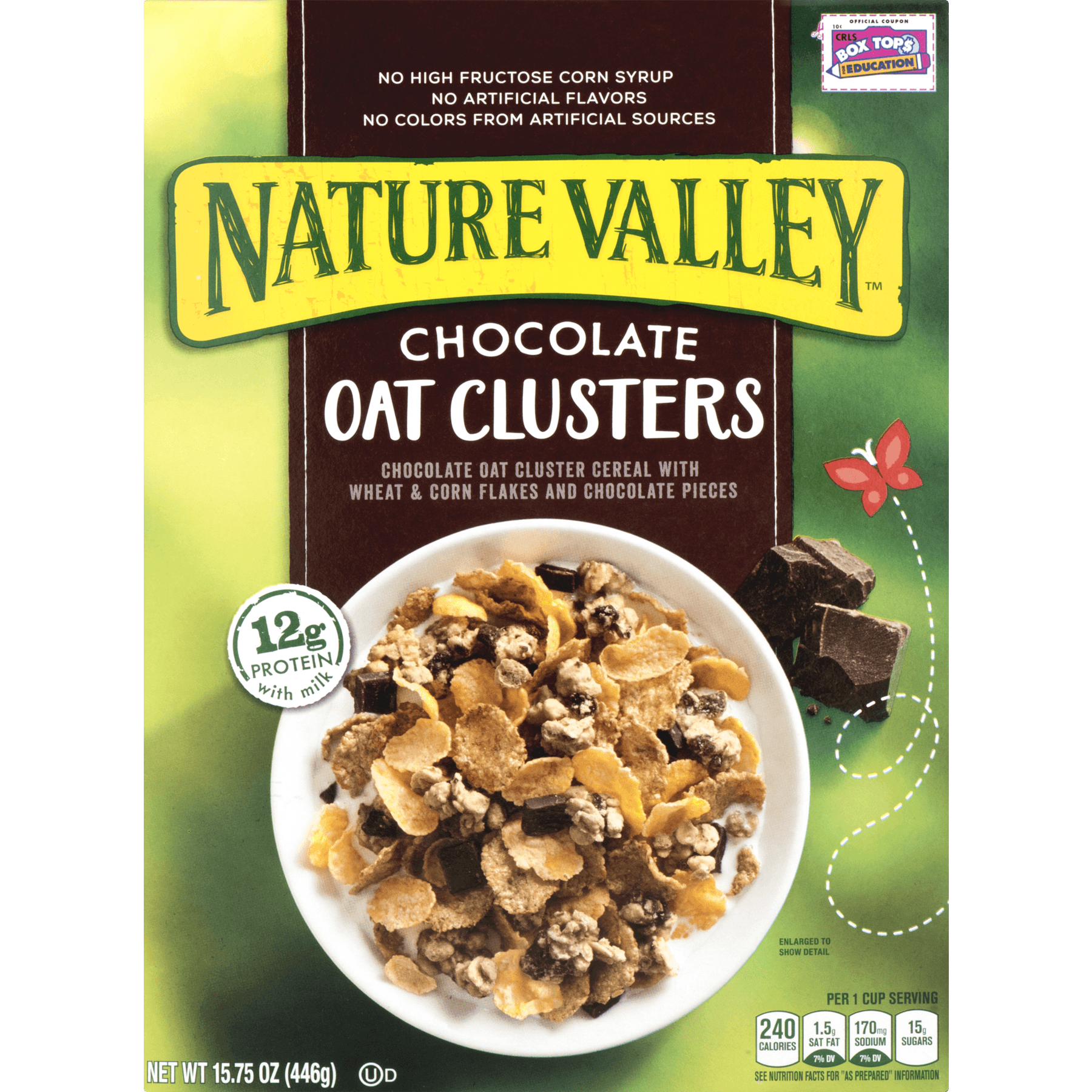 Nature Valley Cereal, Chocolate Oat Clusters, 15.75 Ounce - Walmart.com