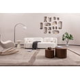thumbnail image 4 of Minimalist Japandi Sofa Couch for Living Room, White Boucle Upholstered Cloud Couch for Apartment Home Office, 3 Seater Low Profile Ergonomic Design, 4 of 9