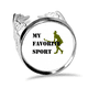thumbnail image 1 of Equilibrado como deportes Fitness hockey Anillo de compromiso de boda de amor ajustable Unbranded  M, 1 of 3