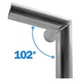 thumbnail image 4 of GoodsZone Canopy Fittings Kit 1-3/8" Slant roof Shelter Carport Deck Shed Frame Connectors Coupling, Full Set for 6, 8, 10 Legs, Without Poles (for 6 Legs), 4 of 7