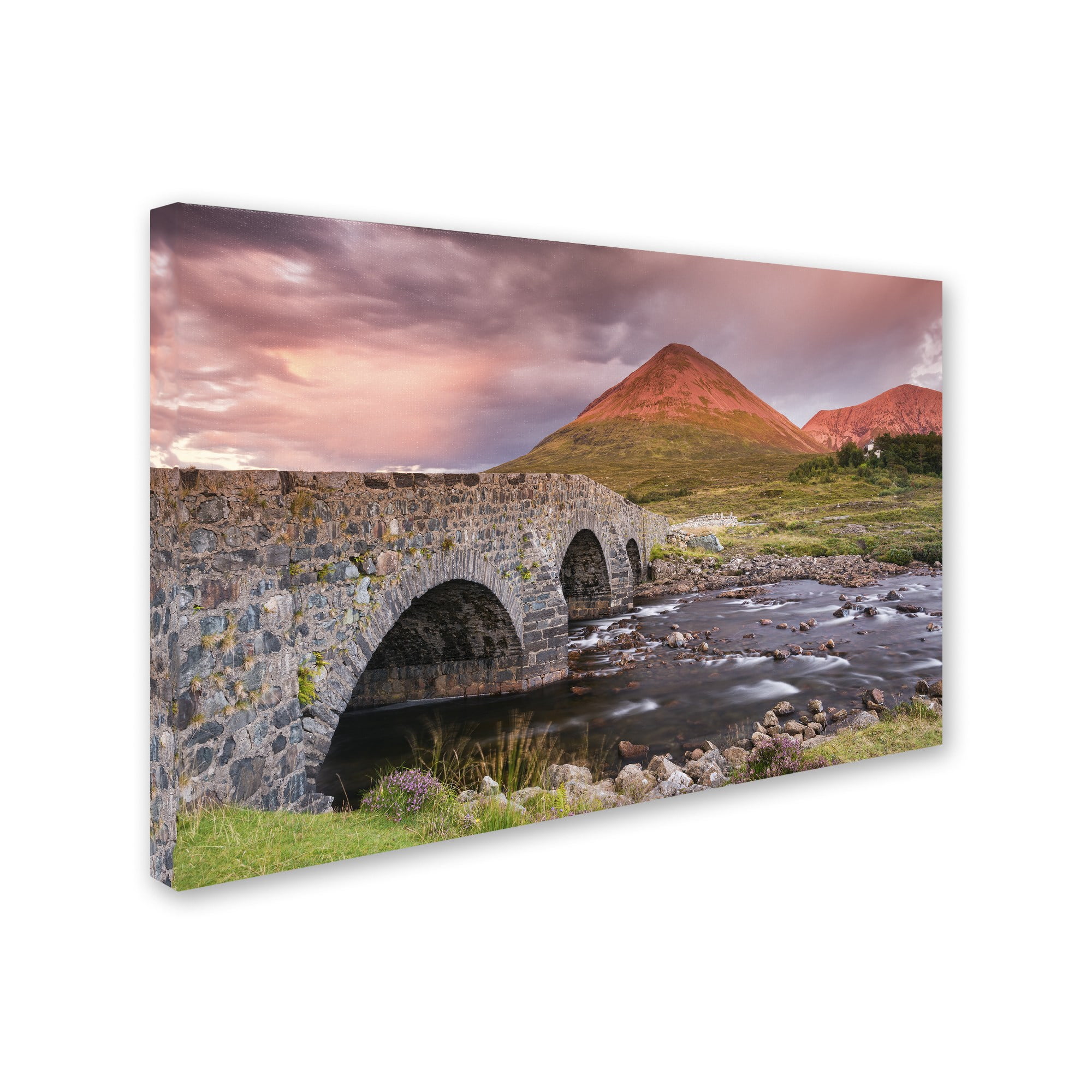 Trademark Fine Art "Scottish Bridge" Canvas Art by Michael Blanchette Photography