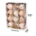 thumbnail image 3 of 12-Pack Christmas Tree Ornaments, 236-Inch Shatterproof Plastic Hanging Baubles for Holiday Home Party Decor, Festive Bulb Decorations for Indoor Tree and Display(Rose Gold), 3 of 3