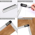 thumbnail image 5 of Digital Angle Finder, Plastic Protractor Angle Ruler 0-360°Digital Inclinometer Electronic Angle Ruler, 5 of 5
