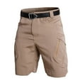 thumbnail image 4 of NAFUU Cargo Shorts for Men Stretch Waist Casual Lightweight Relaxed Fit Hiking Outdoor Work Shorts Pockets Summer Men's Shorts Baggy Trousers, 4 of 4