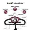 thumbnail image 4 of BTMWAY Mobility Scooter, 4 Wheels Electric Scooter for Seniors, Compact Folding Travel Mobility Scooters for Adult, Transformer Mobility Scooter with Swivel Seat, Front and Rear LED Light, Plum, 4 of 14
