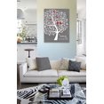 thumbnail image 4 of MuralMax Couples Personalized Tree Canvas Wall Art - Gifts For Parents, Grandparents, Friends - Milestone Occasions, Bridal Showers, Wedding Anniversary, Housewarming - Color - Gray # 5 - Size 8x10, 4 of 6