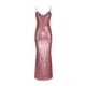 thumbnail image 3 of Puntoco Vestidos Mujer Verano Moda Mujer Casual V-Cuello Sólido Delgado Vestido De Lentejuelas Vestido De Manga Larga, 3 of 5