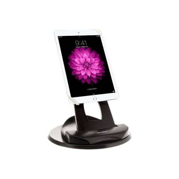 Aleratec Stand Universal Tablet Mount avec Support de Sangle de Main - Stand - pour Tablette - Taille de l'Écran: 7"-10" - Stand de Bureau