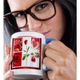 thumbnail image 2 of 3drose, Valentines Collage, 15oz Two-tone Blue Mug, 2 of 6