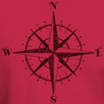 thumbnail image 3 of CafePress - Compass Rose T Shirt - Men's Classic Graphic Cotton T-Shirt, 3 of 4