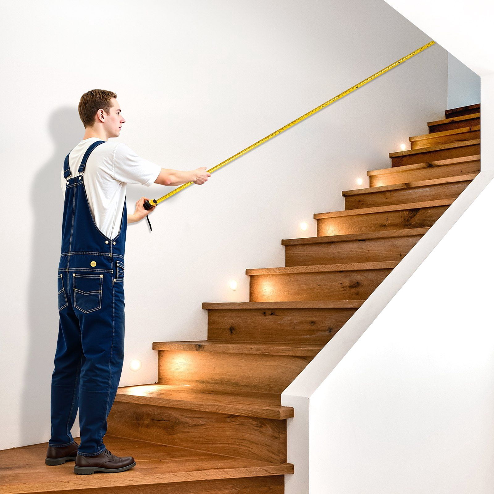 25ft Tape Measure 2-Pack, Retractable, Imperial & Metric, for DIY, Outdoor & Home Decoration