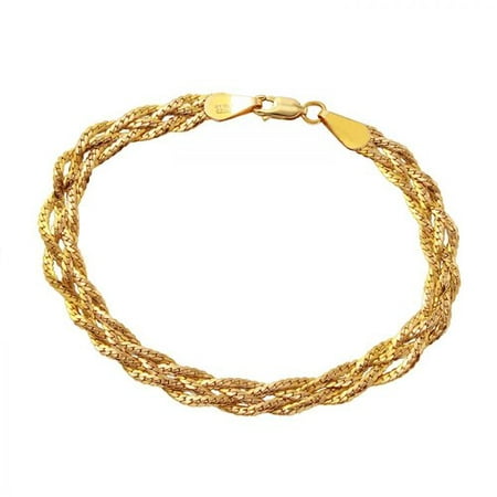 Foreli 14K Three tone Gold Bracelet