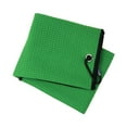 thumbnail image 2 of Almencla Serviette de Golf Respirante Légère avec Mousqueton, Absorbe la Sueur, Extérieur Vert, 2 of 8