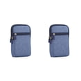 thumbnail image 4 of Destyer Adjustable And Durable Belt Bag For Hands-free Storage Plenty Of Storage Space Mobile Phone Case blue 2Set, 4 of 6