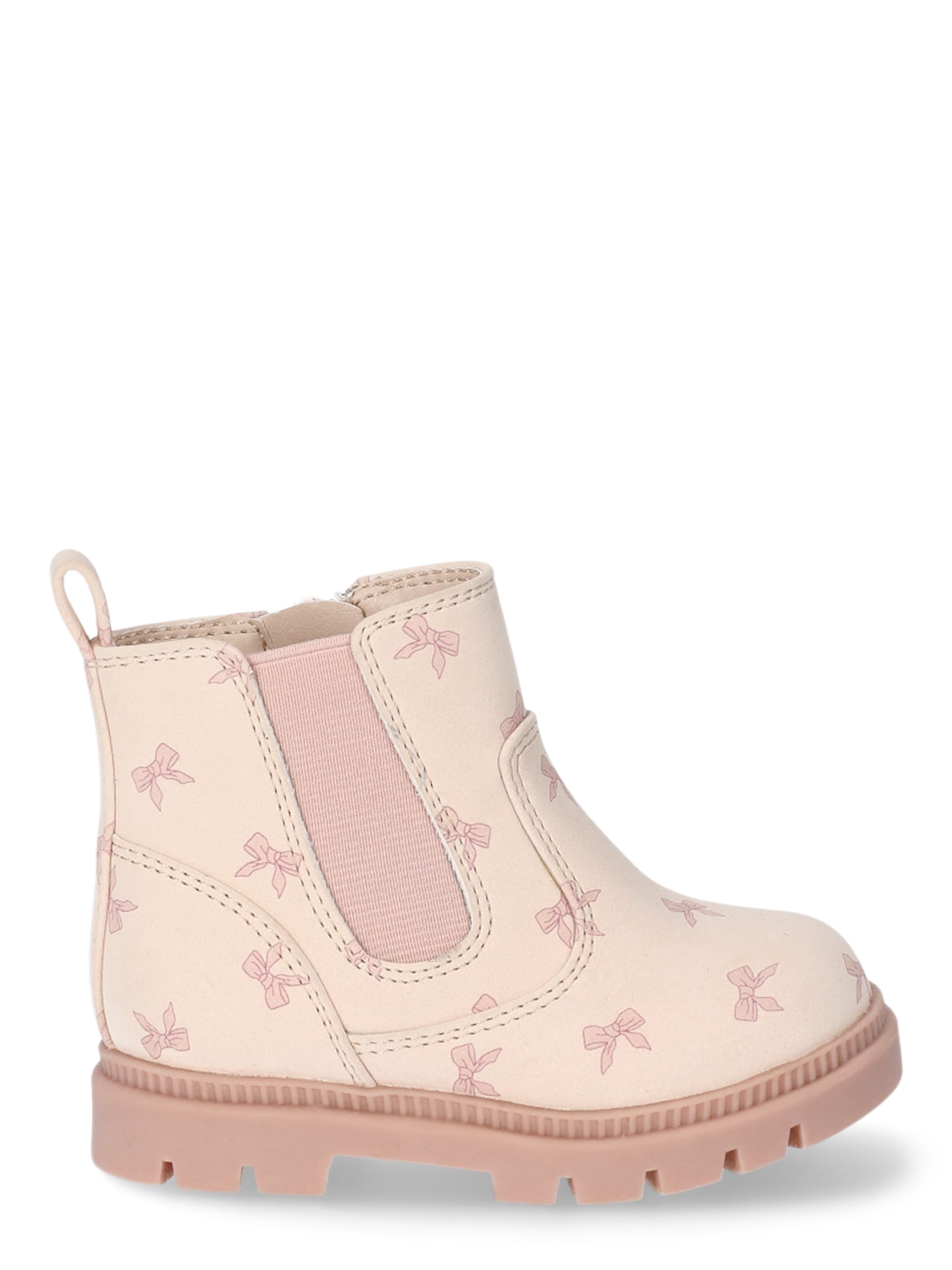 Wonder Nation Infant Girls’  Bow Chelsea Boots