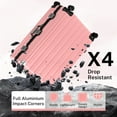 thumbnail image 6 of Checked Luggage Aluminum Frame Suitcase with Wheels PC ABS Hardside Zipperless with TSA Lock 28 Inch Pink, 6 of 12