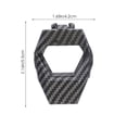 thumbnail image 3 of Car Engine Start Stop Button Cover Made of Zinc Alloy for Auto Universal Decorative Interiors, 3 of 6