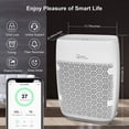 thumbnail image 3 of (Open Box) Zigma Aerio-300 1580 Sq Ft Smart 5-in1 HEPA Air Purifier for Home, White, 3 of 11