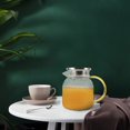 thumbnail image 2 of Clear Glass Tea Pot Gallon Pitcher with Stainless Steel Lid, 2 of 5