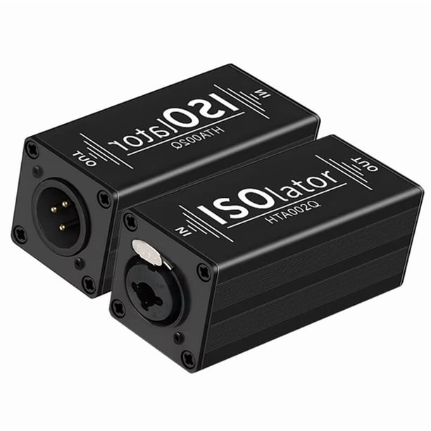 Aislador de Audio 6.35, Filtro de Ruido de Audio, Supresor de Ruido, Aislador de Señal de Audio para Común del Eliminador.