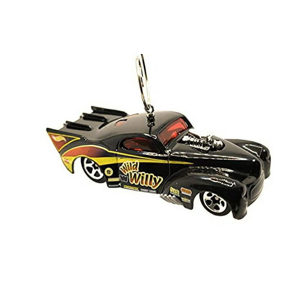1941 Willys Coupe Christmas Ornament 1:64 Black