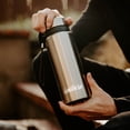 thumbnail image 4 of London Sip 25 oz Multi-Function Travel Mug and Tumbler Tea Infuser Water Bottle Fruit Infuser Flask Hot and Cold Double Wall Stainless Steel Coffee Thermos, Cosmic Silver, 4 of 4